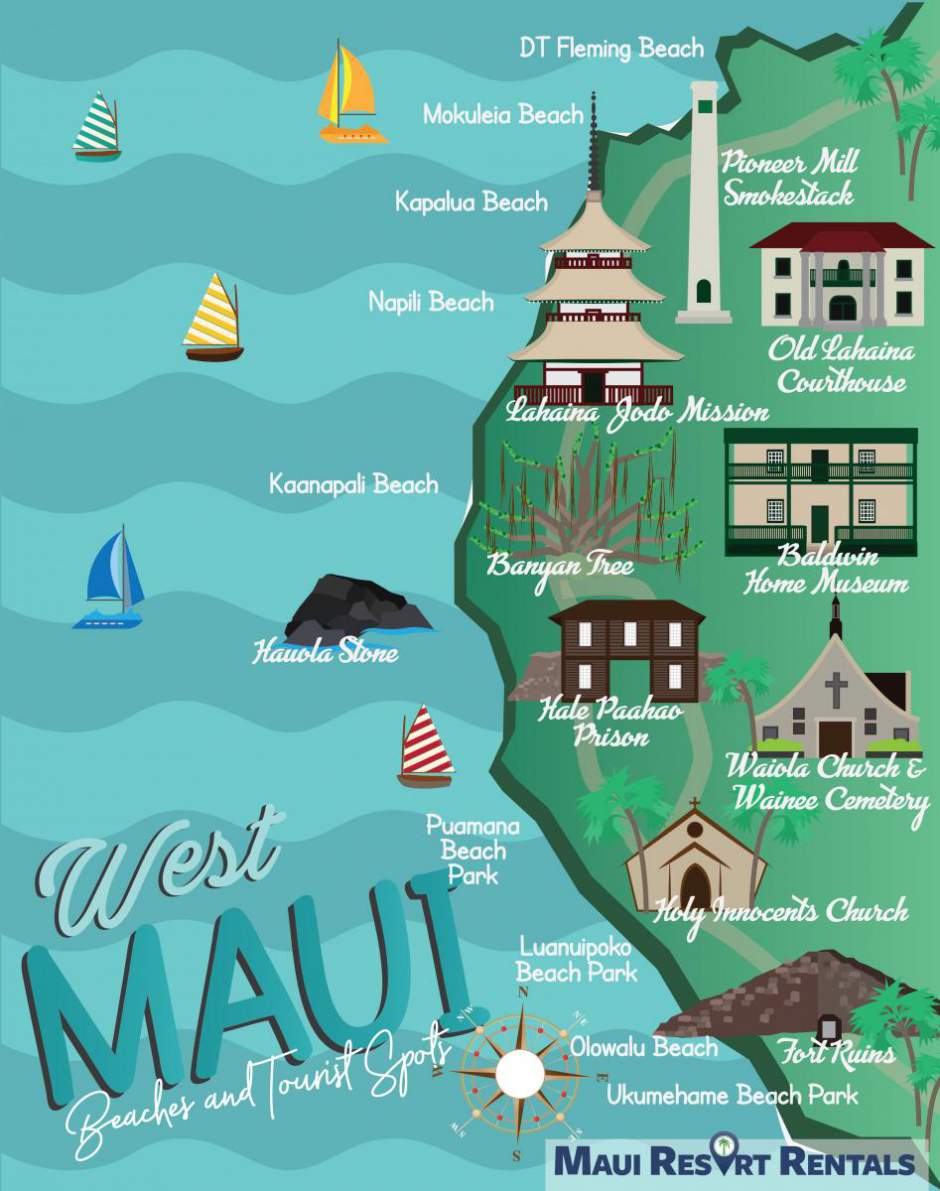 Maui Beaches & Tourist Spots
